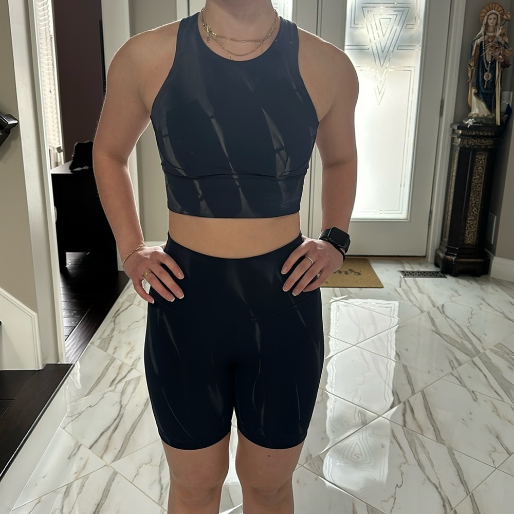 Lululemon wunder train short and tank set